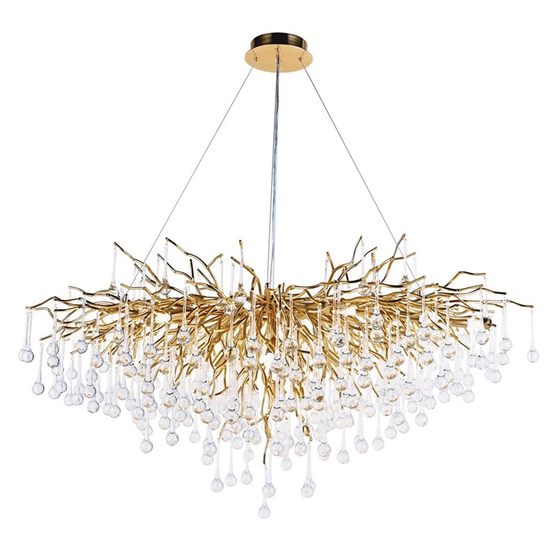 Люстра Большая Eucalyptus Gold Золотой Люстра Большая Eucalyptus Gold Золотой в Костроме | Loft Concept