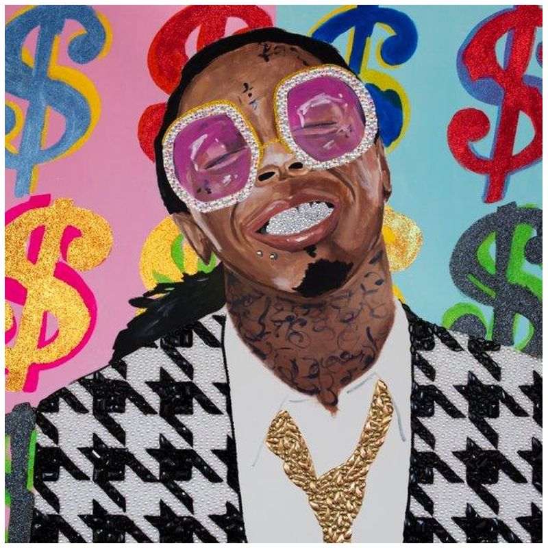 Картина Lil Wayne with Money Background, And Houndstooth Jacket Мульти Картина Lil Wayne with Money Background, And Houndstooth Jacket Мульти в Костроме | Loft Concept