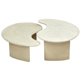 Набор кофейные столы Инь и Янь ivory ( слоновая кость ) Набор кофейные столы Инь и Янь ivory ( слоновая кость ) в Костроме | Loft Concept