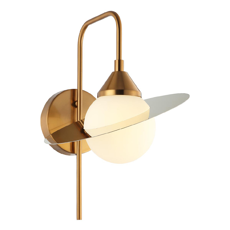 Бра Phainon Gold Wall Lamp Золотой Белый Бра Phainon Gold Wall Lamp Золотой Белый в Костроме | Loft Concept