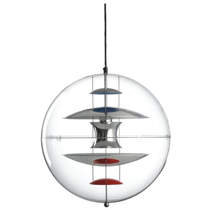 Люстра Verner Panton Vp Globe Прозрачный Люстра Verner Panton Vp Globe Прозрачный в Костроме | Loft Concept