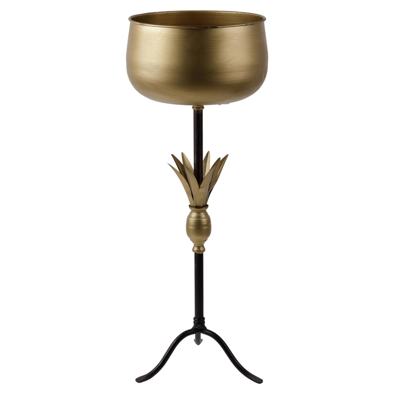 Ваза Leaves Vase Черный Золотой Ваза Leaves Vase Черный Золотой в Костроме | Loft Concept