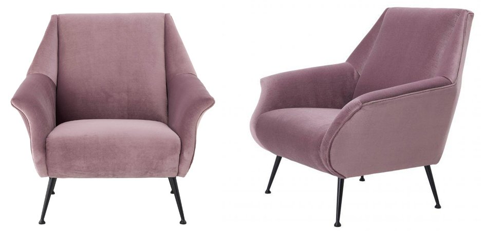 Кресло Eichholtz Chair Trezzo Lilac Кресло Eichholtz Chair Trezzo Lilac - Loft-Concept в Костроме