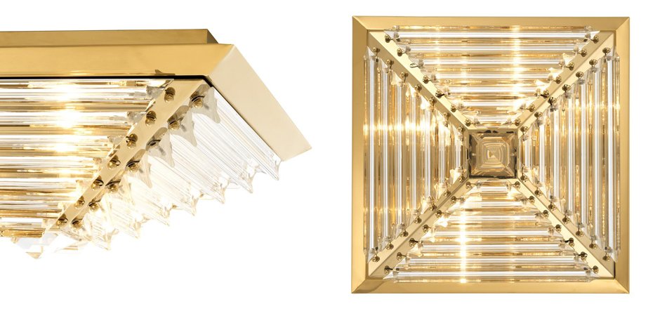 Потолочный светильник Eichholtz Ceiling Lamp Eden Gold Потолочный светильник Eichholtz Ceiling Lamp Eden Gold - Loft-Concept в Костроме