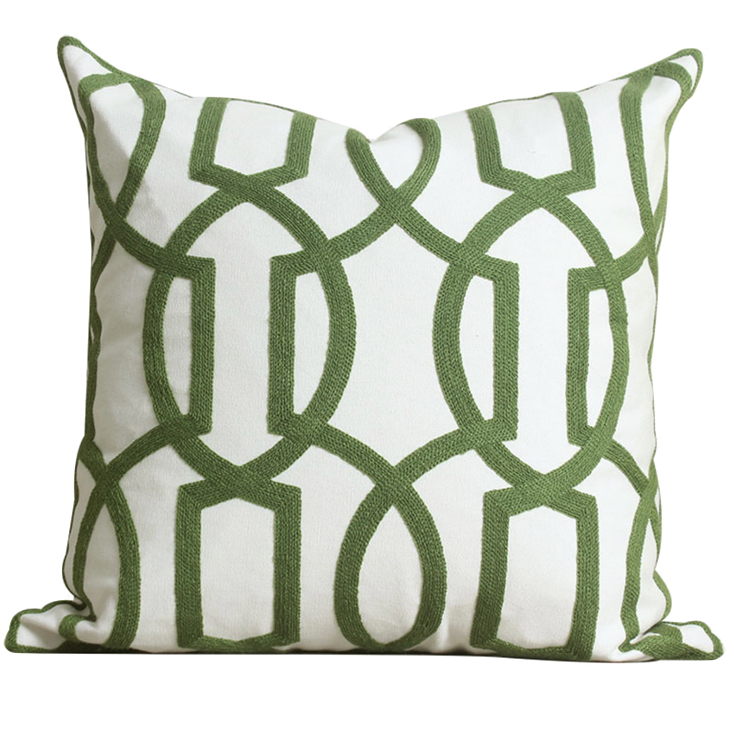 Декоративная подушка Green Ornament #2 Декоративная подушка Green Ornament #2 в Костроме | Loft Concept