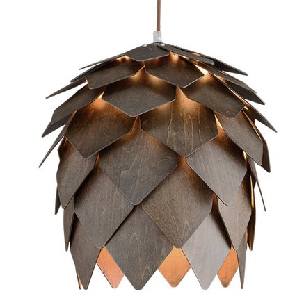 Подвесной светильник Crimea Pine Cone Brown Коричневый Подвесной светильник Crimea Pine Cone Brown Коричневый в Костроме | Loft Concept