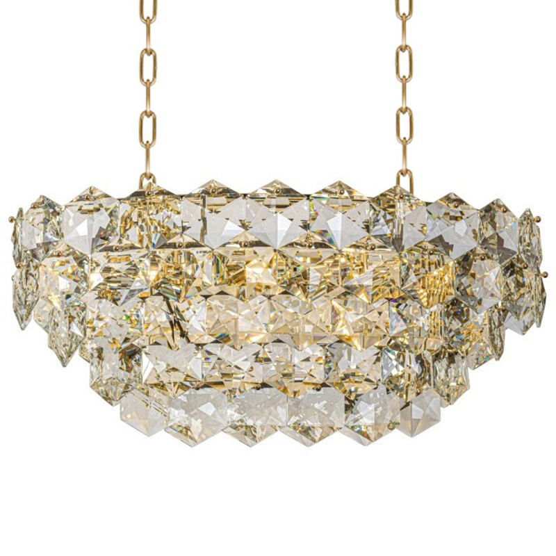 Люстра Tiers Crystal Light Chandelier 82 Золотой Прозрачное Стекло Люстра Tiers Crystal Light Chandelier 82 Золотой Прозрачное Стекло в Костроме | Loft Concept