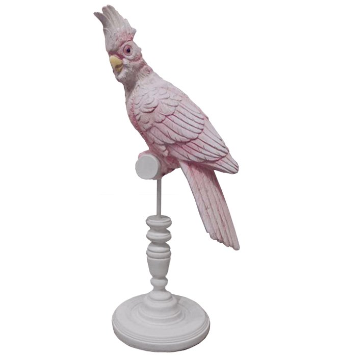 Статуэтка Pink Parrots Розовый (Rose) Статуэтка Pink Parrots Розовый (Rose) в Костроме | Loft Concept