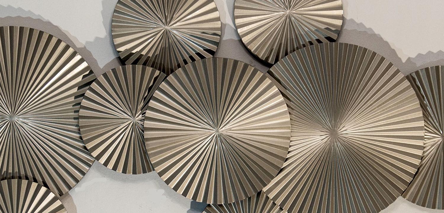 Арт-объект Apollo Champagne Wall Plaque Disc 9 - фото