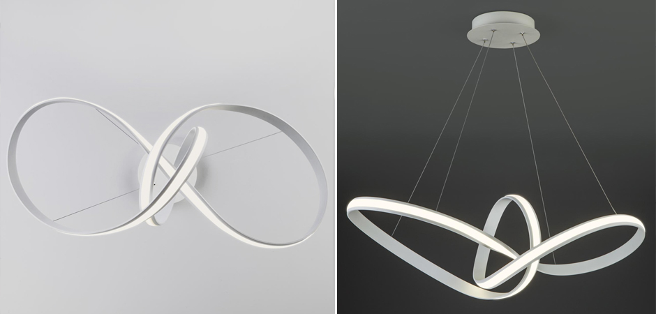Люстра Mobius Strip White Chandelier Люстра Mobius Strip White Chandelier - Loft-Concept в Костроме