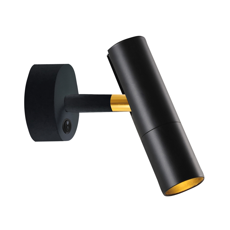 Бра Seraise sconce black Черный Золотой Бра Seraise sconce black Черный Золотой в Костроме | Loft Concept