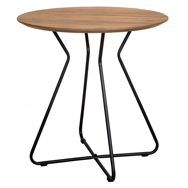 Приставной стол Matron Table round Черный Орех в Костроме | Loft Concept 