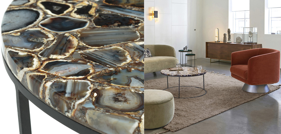 Стол кофейный Natural Agate Стол кофейный Natural Agate - Loft-Concept в Костроме