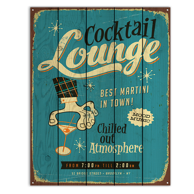 Постер Cocktail Lounge Постер Cocktail Lounge в Костроме | Loft Concept
