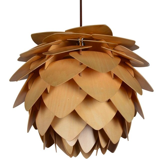 Люстра Pinecone Wooden Conia Береза Люстра Pinecone Wooden Conia Береза в Костроме | Loft Concept