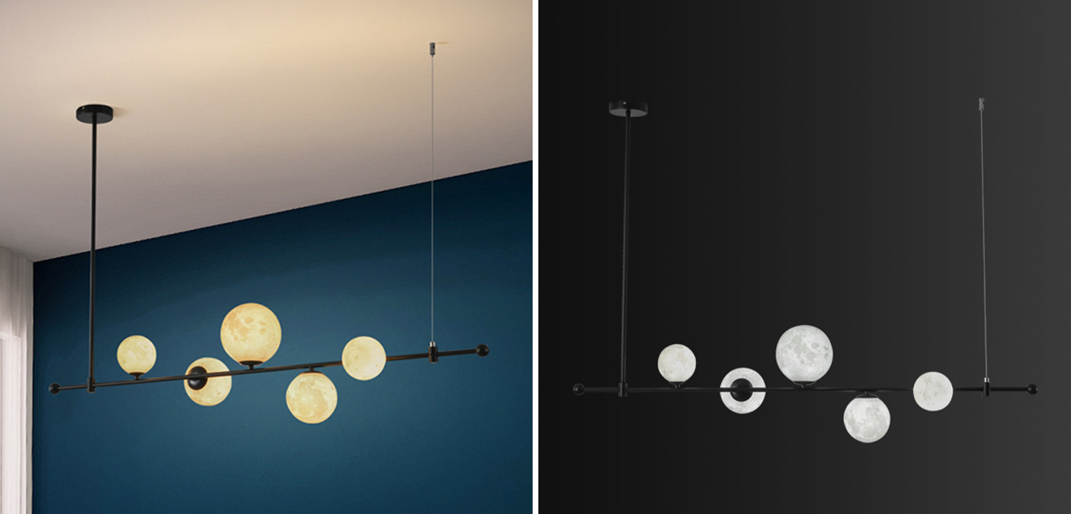 Светильник Tech Lighting Modern Rail Geometric Linear Suspension 5 Black - фото