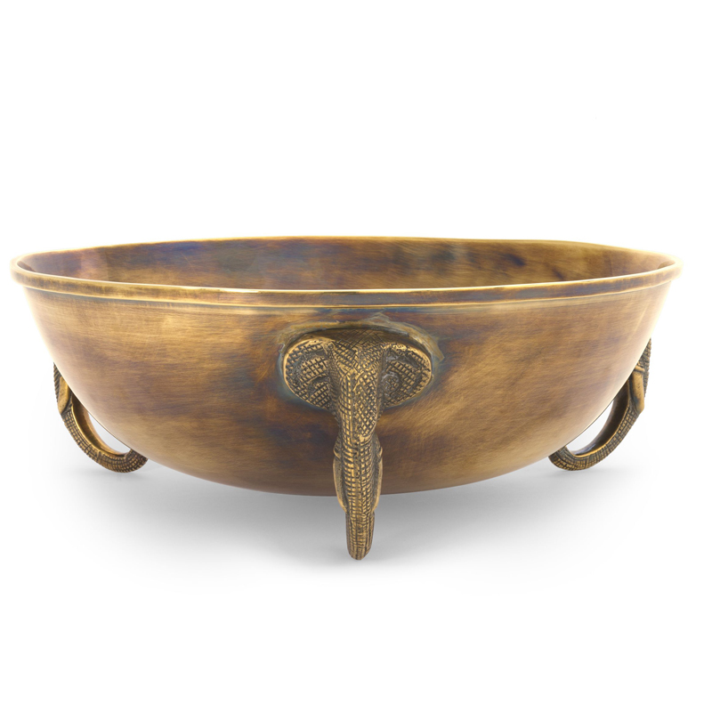 Чаша Eichholtz Bowl Maharaja brass Винтажная латунь Чаша Eichholtz Bowl Maharaja brass Винтажная латунь в Костроме | Loft Concept