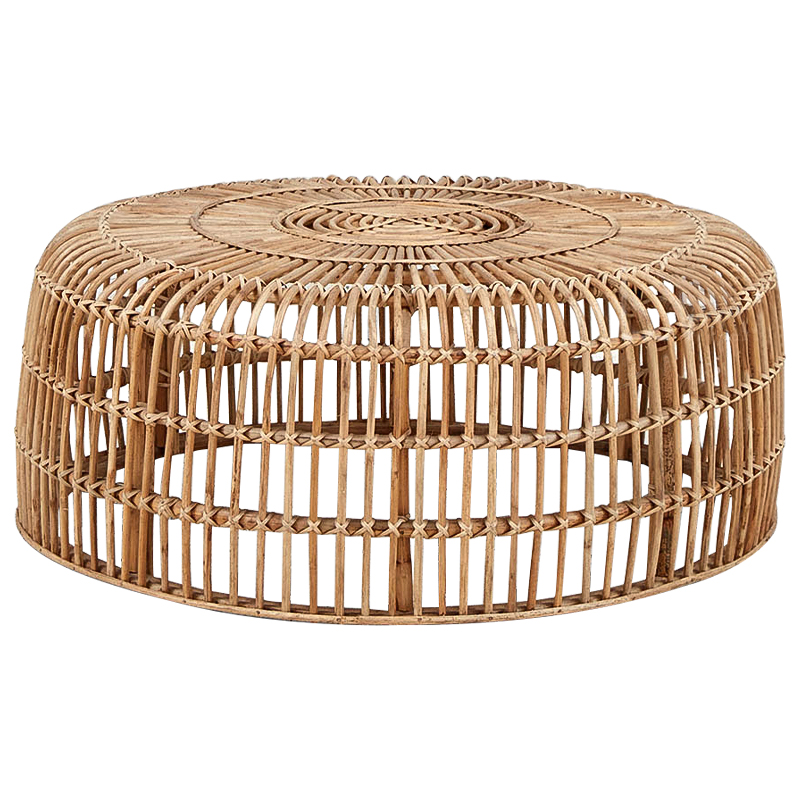 Плетеный кофейный стол Wicker Coffee Table Древесина Плетеный кофейный стол Wicker Coffee Table Древесина в Костроме | Loft Concept