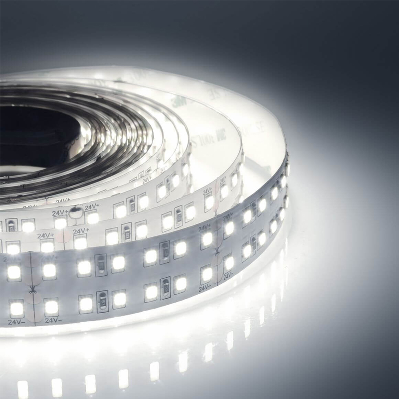 Светодиодная лента 38W/m 240Led/m 2835SMD дневной белый Белый Светодиодная лента 38W/m 240Led/m 2835SMD дневной белый Белый в Костроме | Loft Concept