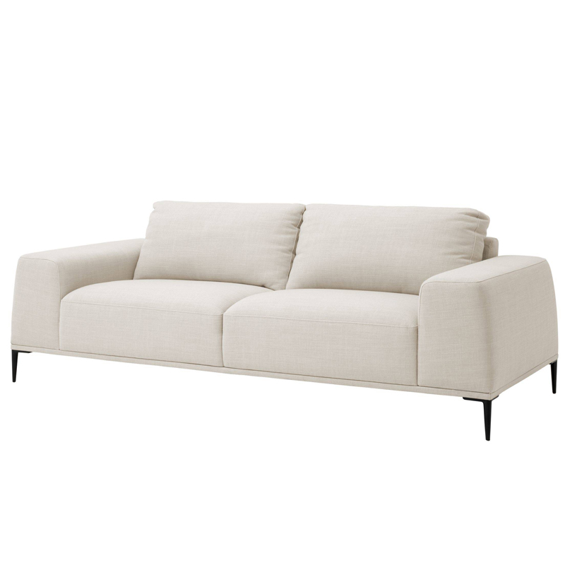Диван Eichholtz Sofa Montado natural Молочный Черный Диван Eichholtz Sofa Montado natural Молочный Черный в Костроме | Loft Concept