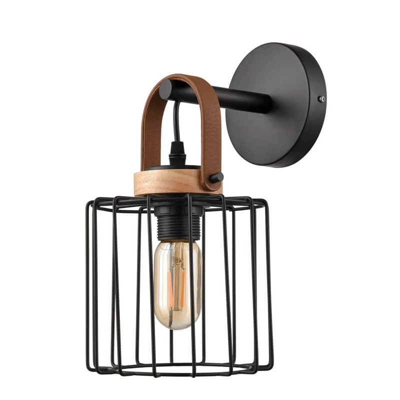Бра Cage Wire Color Черный Бра Cage Wire Color Черный в Костроме | Loft Concept