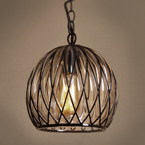 Подвесной светильник Metal Mesh and Glass Pendant I Подвесной светильник Metal Mesh and Glass Pendant I в Костроме | Loft Concept