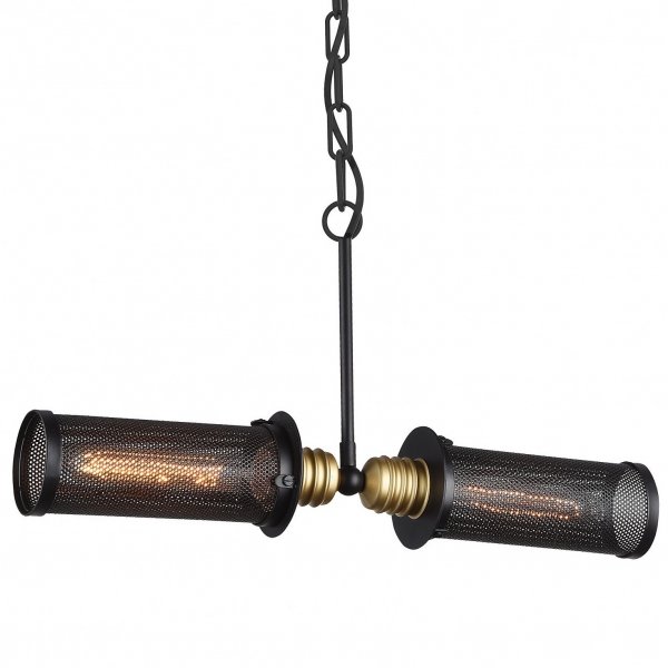 Люстра Nightwatch Pendant Double Черный Люстра Nightwatch Pendant Double Черный в Костроме | Loft Concept