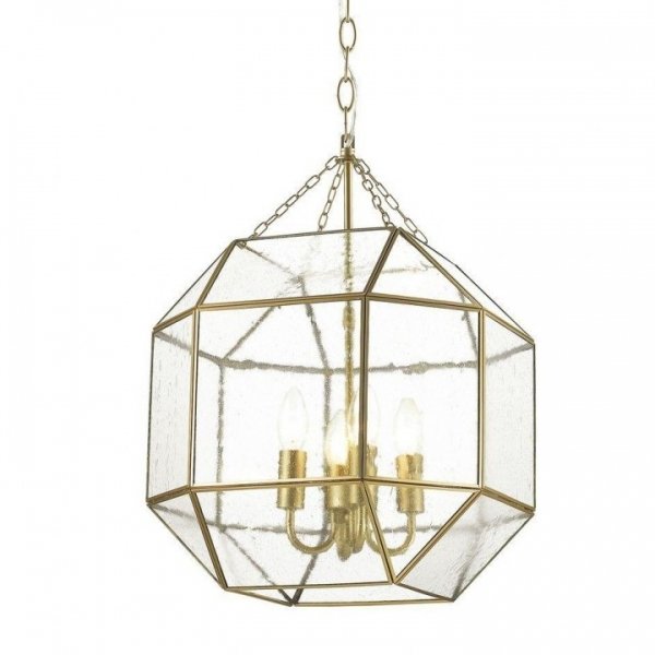Подвесной светильник Glass & Metal Cage Pendant Gold 4 Глянцевое золото Подвесной светильник Glass & Metal Cage Pendant Gold 4 Глянцевое золото в Костроме | Loft Concept