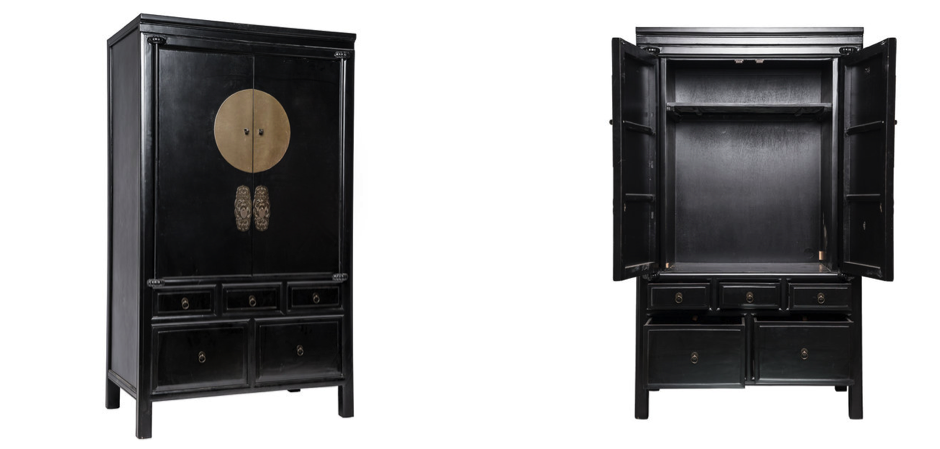 Шкаф Chinese Papa Big Black Шкаф Chinese Papa Big Black - Loft-Concept в Костроме