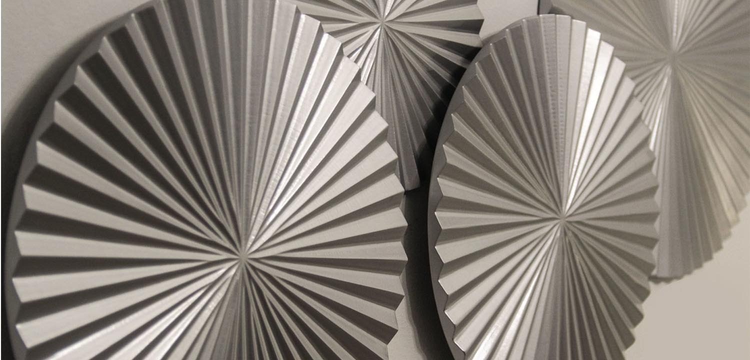 Арт-объект Apollo Silver Wall Plaque Disc 4 - фото