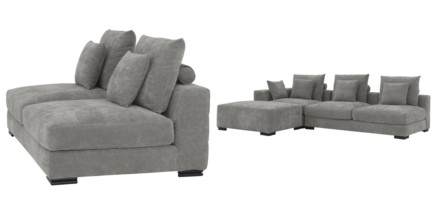 Диван Eichholtz Sofa Clifford 2-Seater grey - фото №1