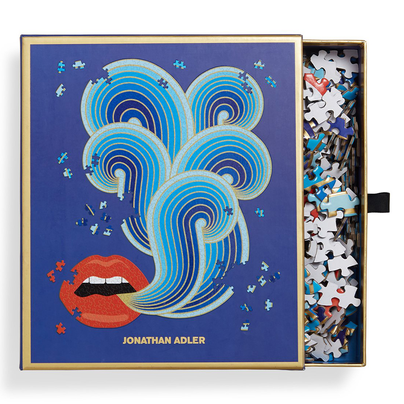 Пазлы LIPS SHAPED PUZZLE Jonathan Adler Мульти Темно-синий Пазлы LIPS SHAPED PUZZLE Jonathan Adler Мульти Темно-синий в Костроме | Loft Concept