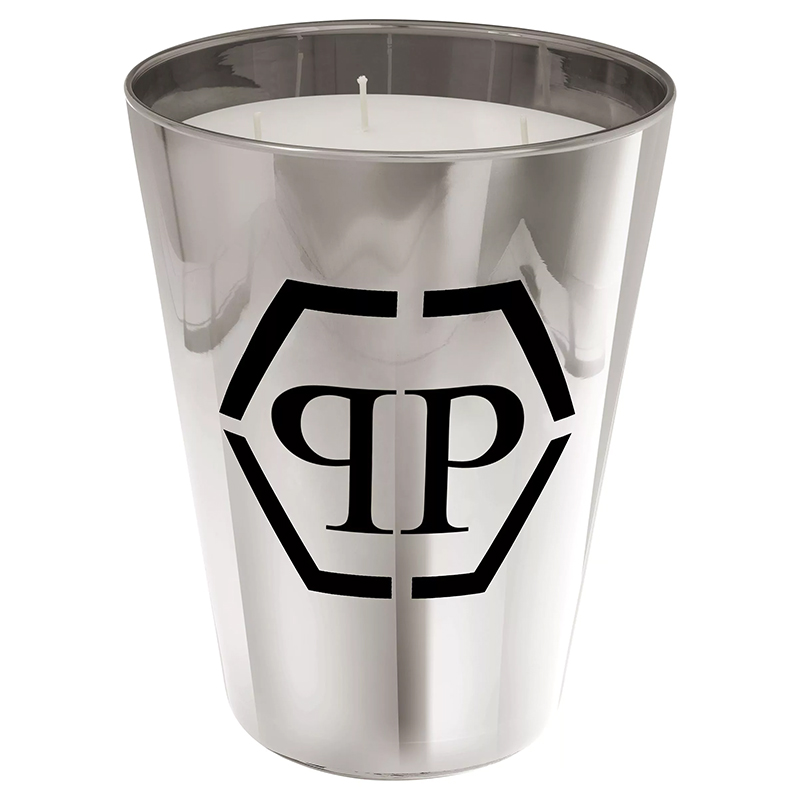 Свеча Philipp Plein Candle Empire Platinum L Серебряный Черный Белый Свеча Philipp Plein Candle Empire Platinum L Серебряный Черный Белый в Костроме | Loft Concept