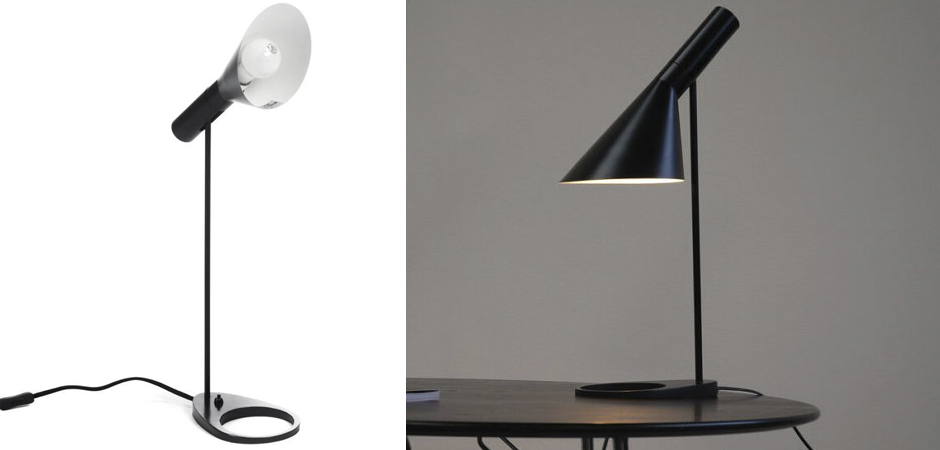 Настольная лампа AJ Table Black Настольная лампа AJ Table Black - Loft-Concept в Костроме