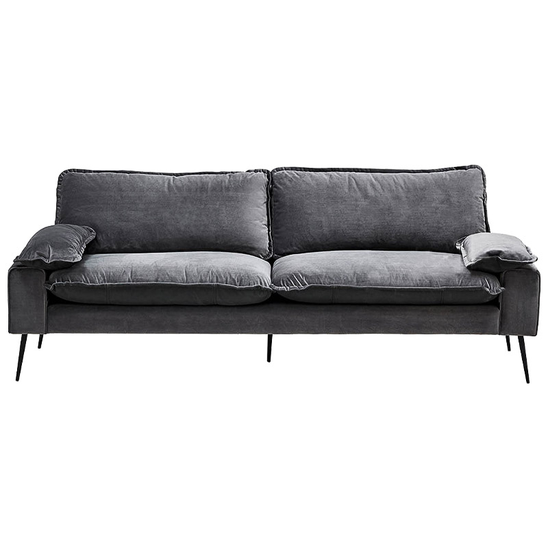 Диван Hilario Sofa Графит Черный Диван Hilario Sofa Графит Черный в Костроме | Loft Concept
