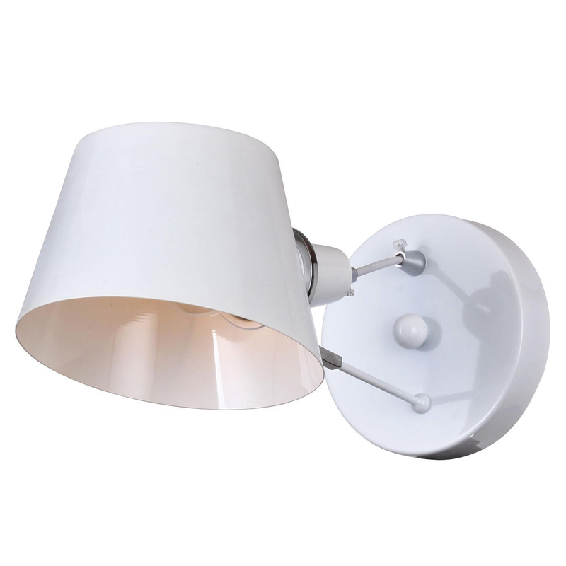 Белое бра Retro Future Light Белый Хром Белое бра Retro Future Light Белый Хром в Костроме | Loft Concept