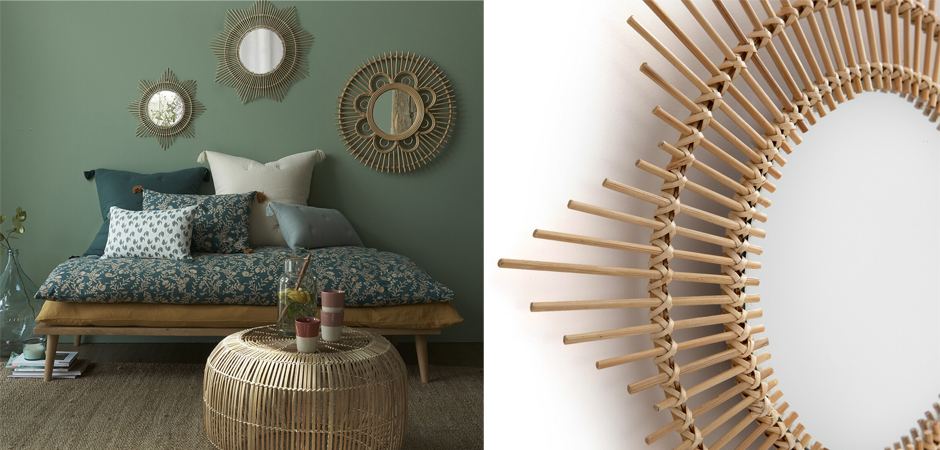 Зеркало Mirror Bamboo D45 Зеркало Mirror Bamboo D45 - Loft-Concept в Костроме