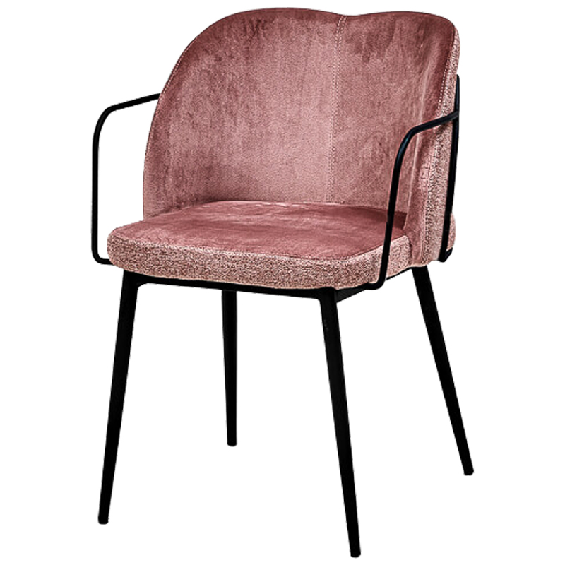 Стул Raymond Stool pink Дымчатая Роза Черный Стул Raymond Stool pink Дымчатая Роза Черный в Костроме | Loft Concept