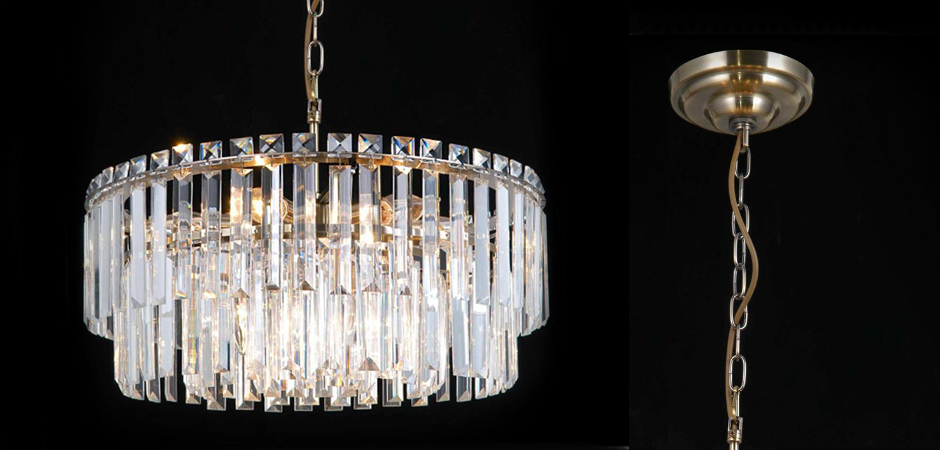 Люстра Odeon Chandelier Прозрачное Стекло Люстра Odeon Chandelier Прозрачное Стекло - Loft-Concept в Костроме