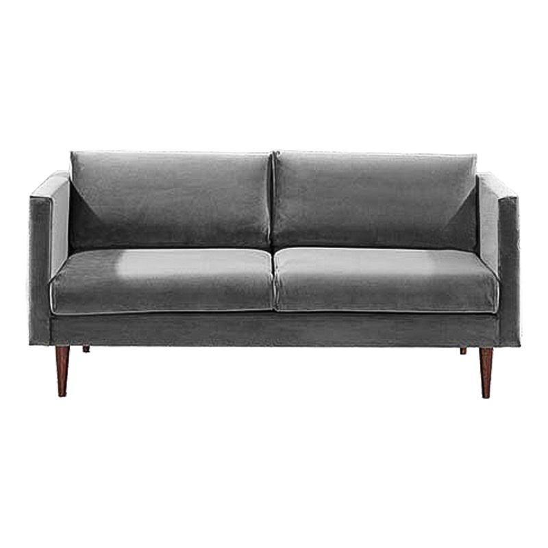 Диван Simple Forms Sofa Gray Серый Коричневый Диван Simple Forms Sofa Gray Серый Коричневый в Костроме | Loft Concept