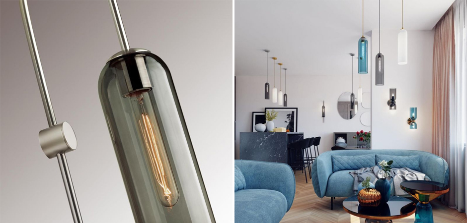 Бра Articolo c дымчатым стеклом Бра Articolo c дымчатым стеклом - Loft-Concept в Костроме