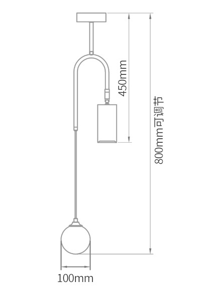 Потолочный светильник Ando Wooden Metal Brass Light 2 плафона Потолочный светильник Ando Wooden Metal Brass Light 2 плафона в Костроме