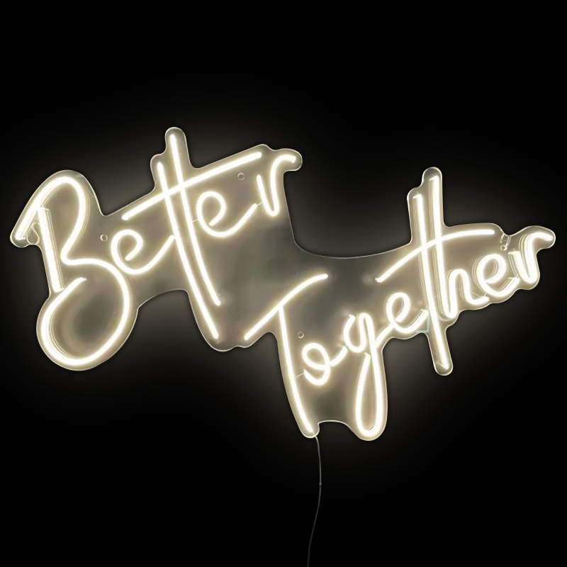 Неоновая настенная лампа Better Together Neon Wall Lamp Желтый Прозрачный Неоновая настенная лампа Better Together Neon Wall Lamp Желтый Прозрачный в Костроме | Loft Concept