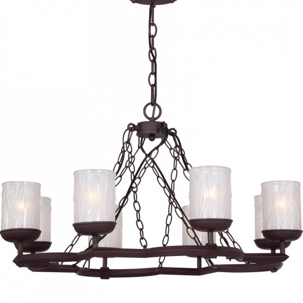 Люстра Rust Medieval Chandelier Коричневый Люстра Rust Medieval Chandelier Коричневый в Костроме | Loft Concept