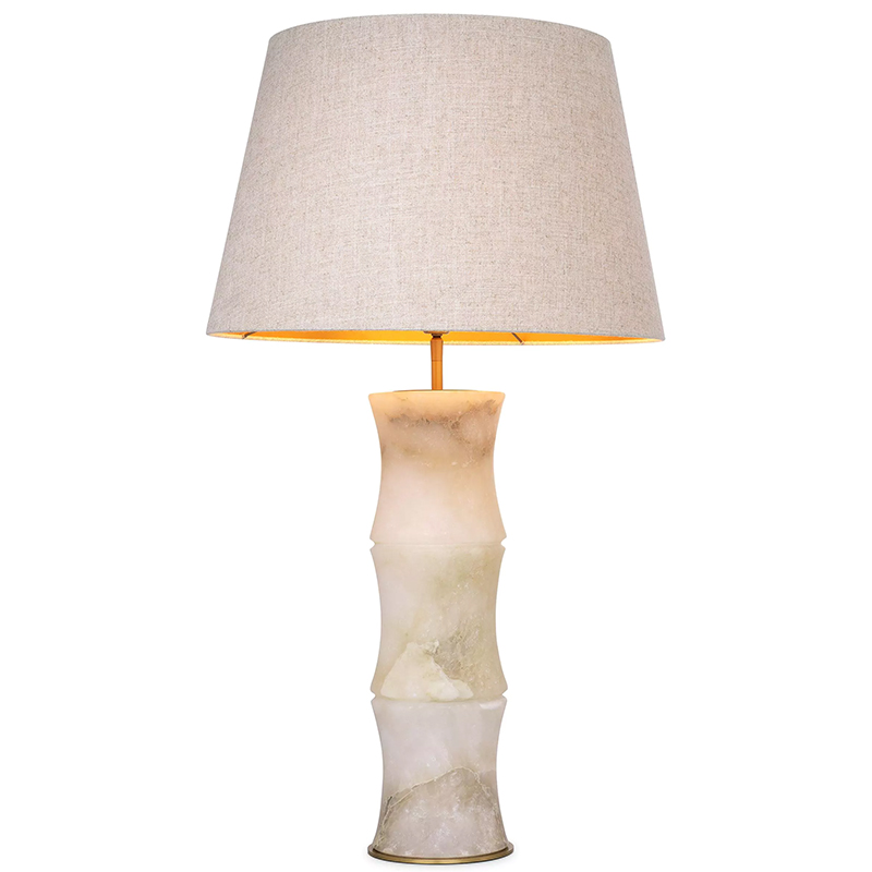 Настольная лампа Eichholtz Table Lamp Bonny Alabaster Латунь Бежевый Бежево-серый Настольная лампа Eichholtz Table Lamp Bonny Alabaster Латунь Бежевый Бежево-серый в Костроме | Loft Concept