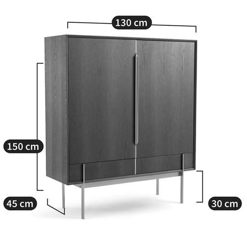 Шкаф из серого дуба Sawada Gray Oak Cabinet Шкаф из серого дуба Sawada Gray Oak Cabinet в Костроме