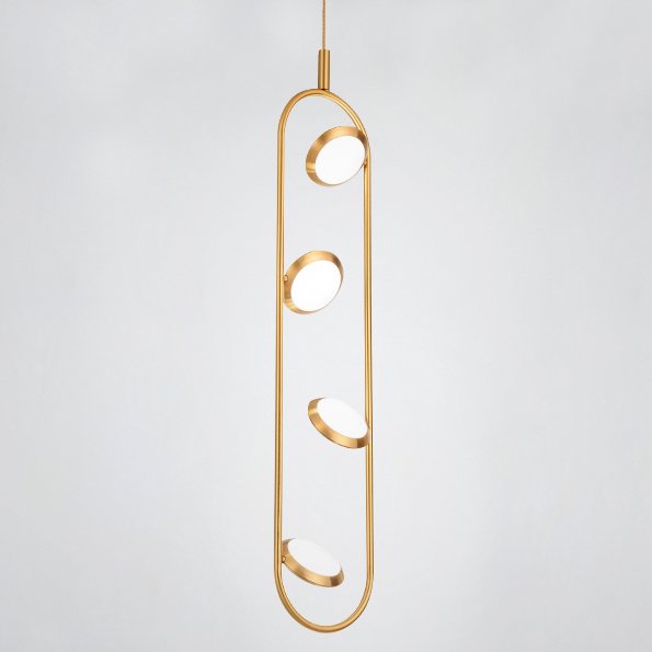 Светильник HOOP LED Four Золотой Светильник HOOP LED Four Золотой в Костроме | Loft Concept