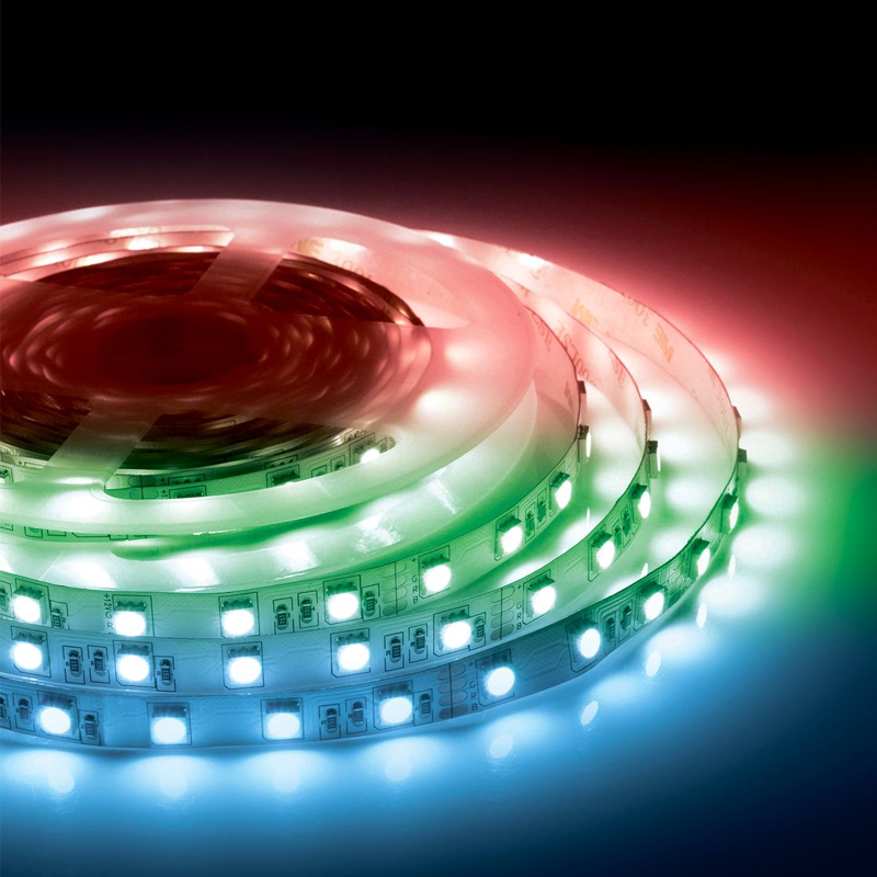 Светодиодная лента 15W/m 60LED/m 5050SMD разноцветная 5M Белый Светодиодная лента 15W/m 60LED/m 5050SMD разноцветная 5M Белый в Костроме | Loft Concept