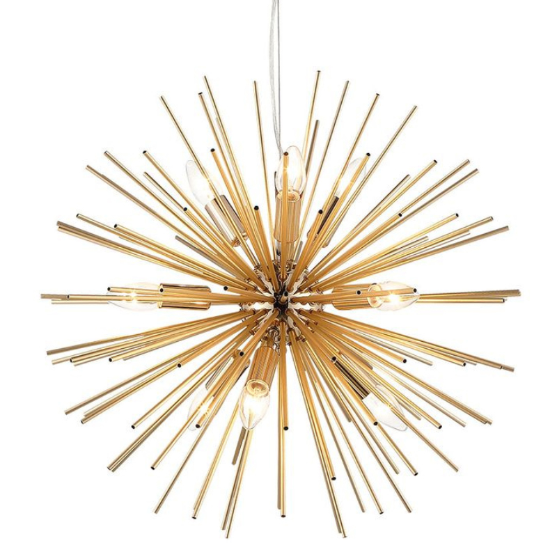 Люстра ASTRA STAR Chandelier Gold 58 Глянцевое золото Люстра ASTRA STAR Chandelier Gold 58 Глянцевое золото в Костроме | Loft Concept