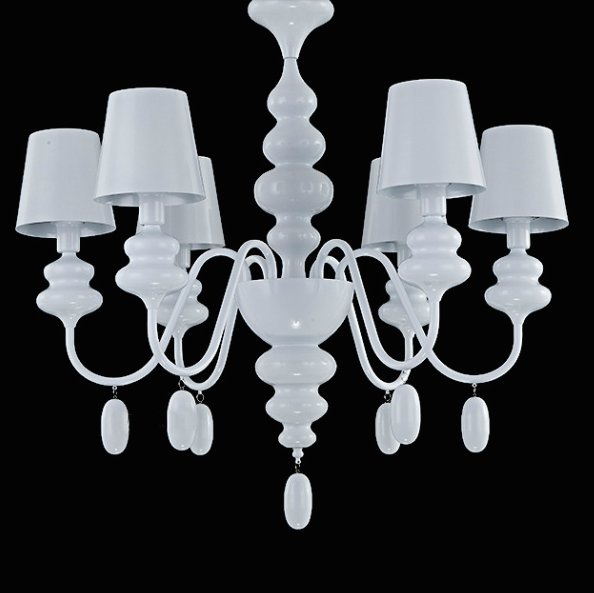 Люстра Masiero Eva Chandelier 6 Белый Люстра Masiero Eva Chandelier 6 Белый в Костроме | Loft Concept